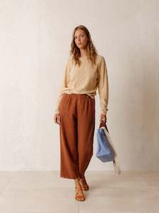 Knitwear: Melange Knit Sweater