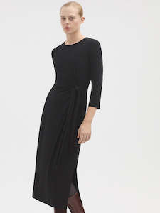 Dresses: Knotted Midi Dress