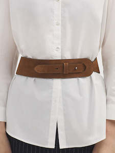 Wide Suede Belt