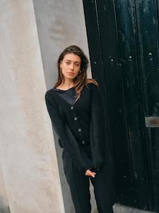 Thora V-Neck Knit Cardigan