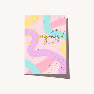 Gift: Greeting Card | Congrats Streamers