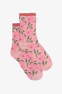 Pink Flowers Sock