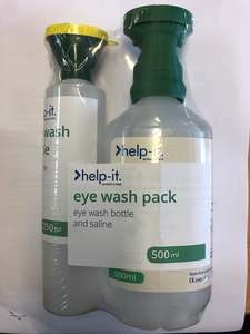 Personal Safety: Eye Wash Bottle 250ml w Saline