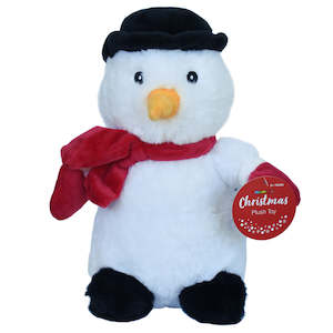 Christmas Decorations: Plush Penguin "Private"