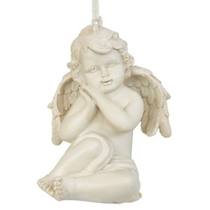 White Cream: Christmas Angel - Hanging Christmas Decoration - Box Lot Deal (4)