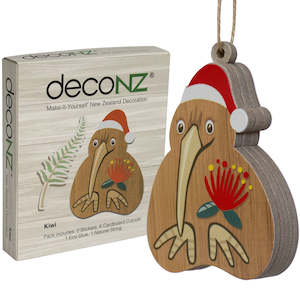 Christmas Treasures: Deconz 3D Decoration Kit -  New Zealand Christmas Kiwi ✰✰✰ SPECIAL ✰✰✰