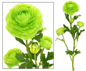 Artificial Flowers Green Lime: Buttercup - Artificial - Lime Green - Box Lot Deal (6) SPECIAL