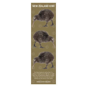 Souvenir Bookmark - New Zealand Gold Kiwi
