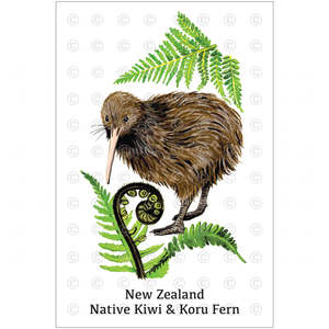 Tea Towel - New Zealand native Kiwi - Box Lot Deal (2)