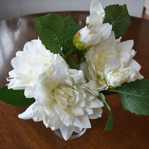 Dahlia Flower Bouquet - White