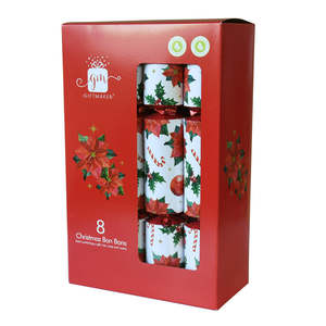 Crackers - Family Pack of 8 Red and White Crackers
