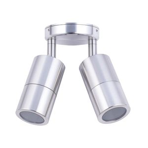 Products: Exterior Gu10 Wall Mounted Spot-double-stainless Steel