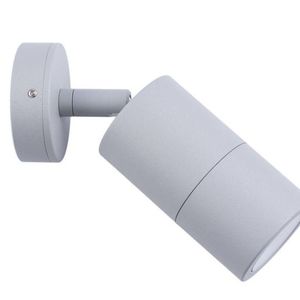 Exterior Gu10 Wall Mounted Spot-single-grey