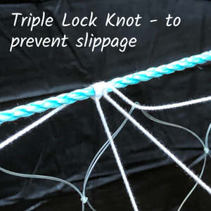 Products: Flounder High Catch Set Nets - 4 3/4" 0.28mm Nylon With Lead Rope