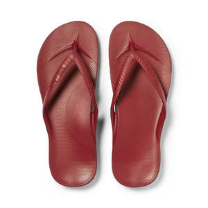 Casuals: Archies Arch Support Jandals - Sangria Red