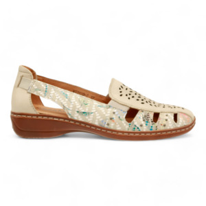 Womens: Cassini Might - Cream/Zig-Zag