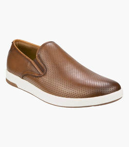 Mens Sneakers: Florsheim Cross Over Slip-on - Cognac