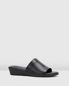 Ladies Slides: Hush Puppies Coco - Black