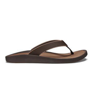 Mens Sandals: Olukai Koko‘o - Dark Wood