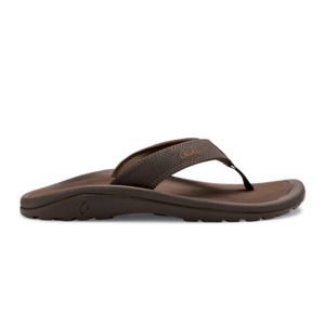 Mens Jandals: Olukai Ohana Mens - Dark Java Ray