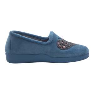 Ladies Slippers: Devalverde 1172 - Blue