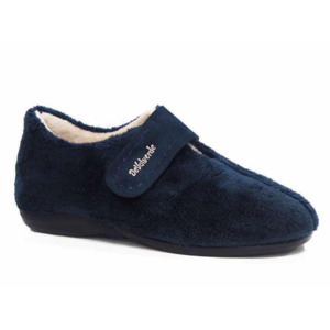 Ladies Slippers: Devalverde Snuggles 9724 - Navy
