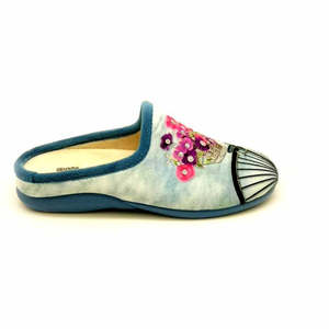 Ladies Slippers: Devalverde 6030 - Blue