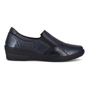 Ladies Wedges: Cabello CP461-18 - Navy Patent
