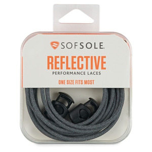 Sof Sole Bungee Laces - Silver/Black