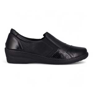 Ladies Wedges: Cabello CP461-18 - Black Patent
