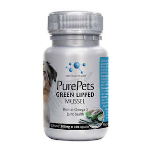 Pure Pets Bi-Active Green Lipped Mussel Oil Caplets