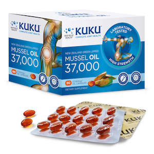 Kuku: KUKU Mussel Oil 37,000  - High Strength - 60 caps