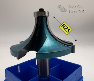 25mm (R25) 1/2" Router Roundover Bit