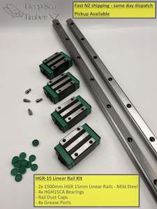 Woodworking Jigs: HGR15 Linear Rail Kit - 1.5m