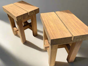 Nz Handcrafted Furniture: Yugen Handcrafted Mortise Stool