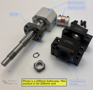 Cnc Components: Ball Screw Kit 1605-200