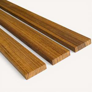 Timber: Burmese Teak - FEQ / Grade A - 45x(5-10)mm - Quartersawn - Dressed