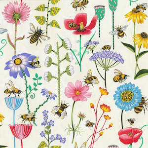 Bee Haven pure cotton fabric
