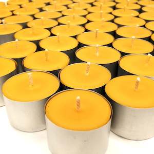 Beeswax Tealight Candles - Maxi Bulk Packs