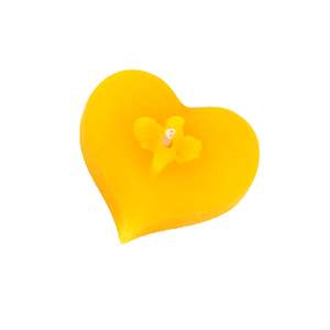 Honey Bee Candles: Bee-Loved heart candle