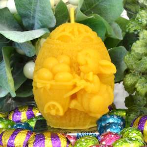 Easter Bunny Egg Beeswax Candle