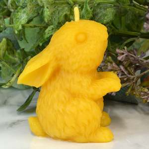 Animal Pure Beeswax Candles: Hop the Bunny Beeswax Candle