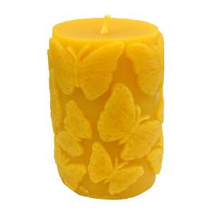 Animal Pure Beeswax Candles: Butterflies Beeswax Candle