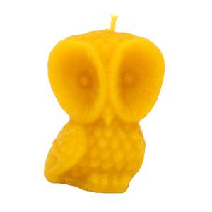 Animal Pure Beeswax Candles: Owl beeswax candle