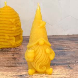Easter Candles: Mel the Honey Gnome Beeswax Candle