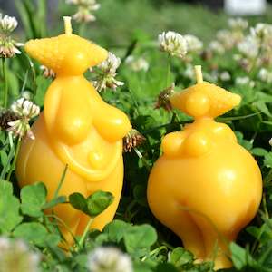 Gnomes Fairies And Mythology Candles: Flora & Dora the Fairies Beeswax Candles