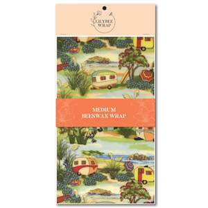 Kiwiana Collection: Summer Holiday - medium beeswax wrap