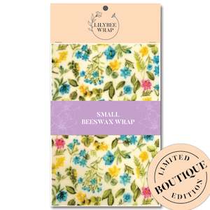 Small Beeswax Wraps: Petite Petals -  small beeswax wrap
