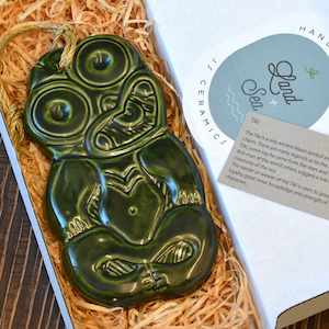 Tealight Cups: Large Tiki - Ceramic Wall Art