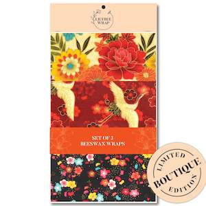 Hikari - Set of 3 Beeswax Wraps